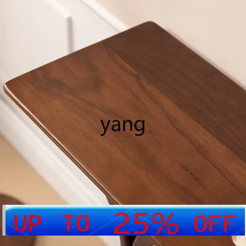 

LMM Chinese solid wood porch table Zen home table modern simple case corridor end view platform