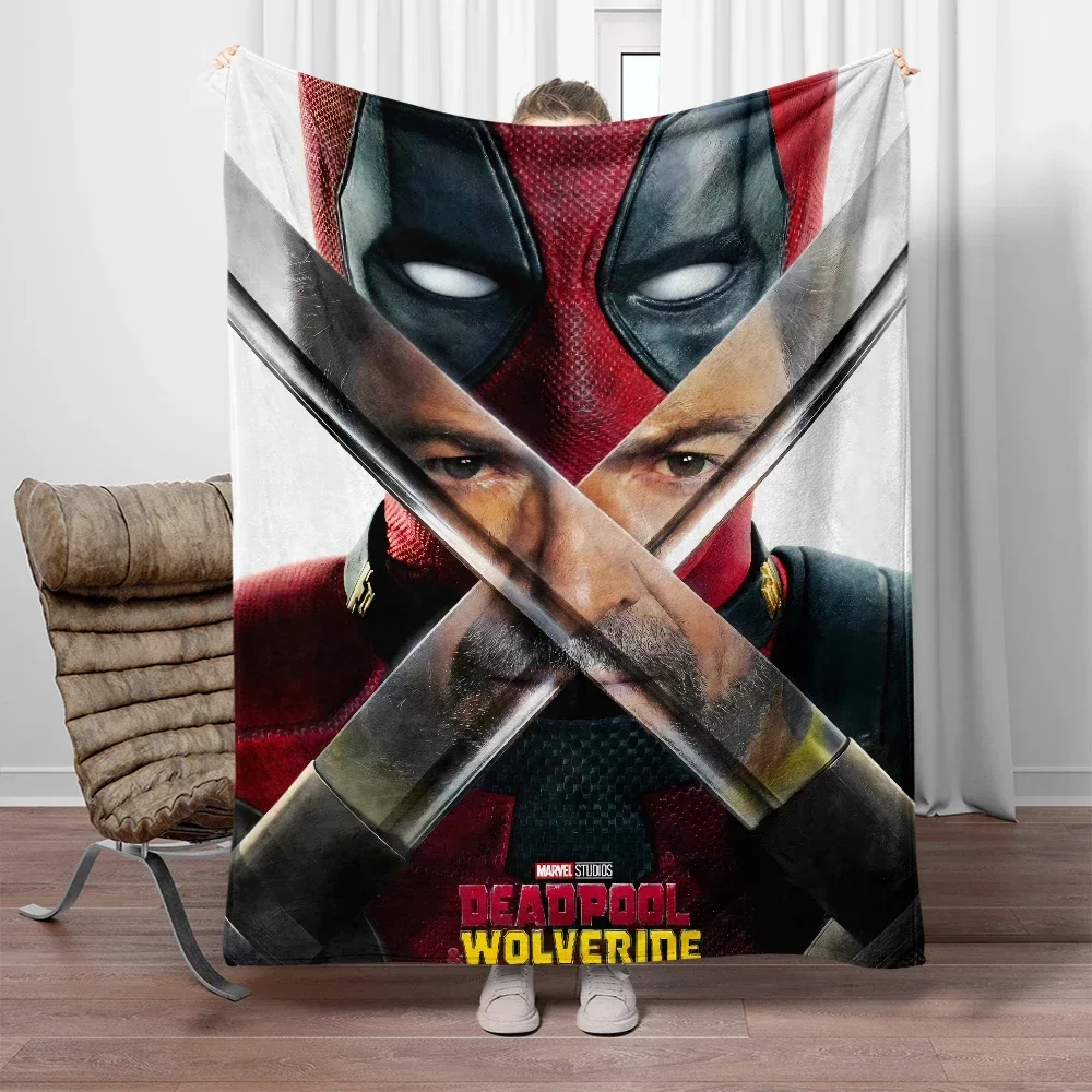 Deadpool & Wolverine blanket. Four seasons blanket.for sofa, beds, living room, travel picnic blanket gifts  throw blanket