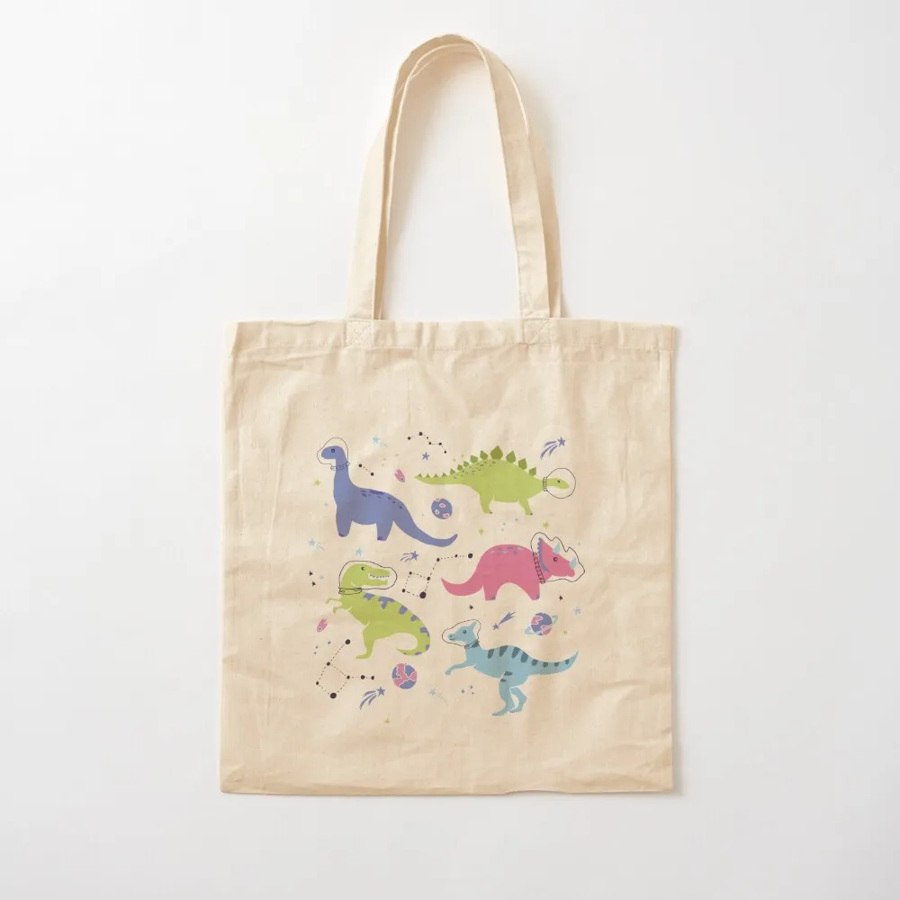 

Space Dinosaurs in a Purple Sky Tote Bag Candy bags shopper bags for women Canvas Tote Bag