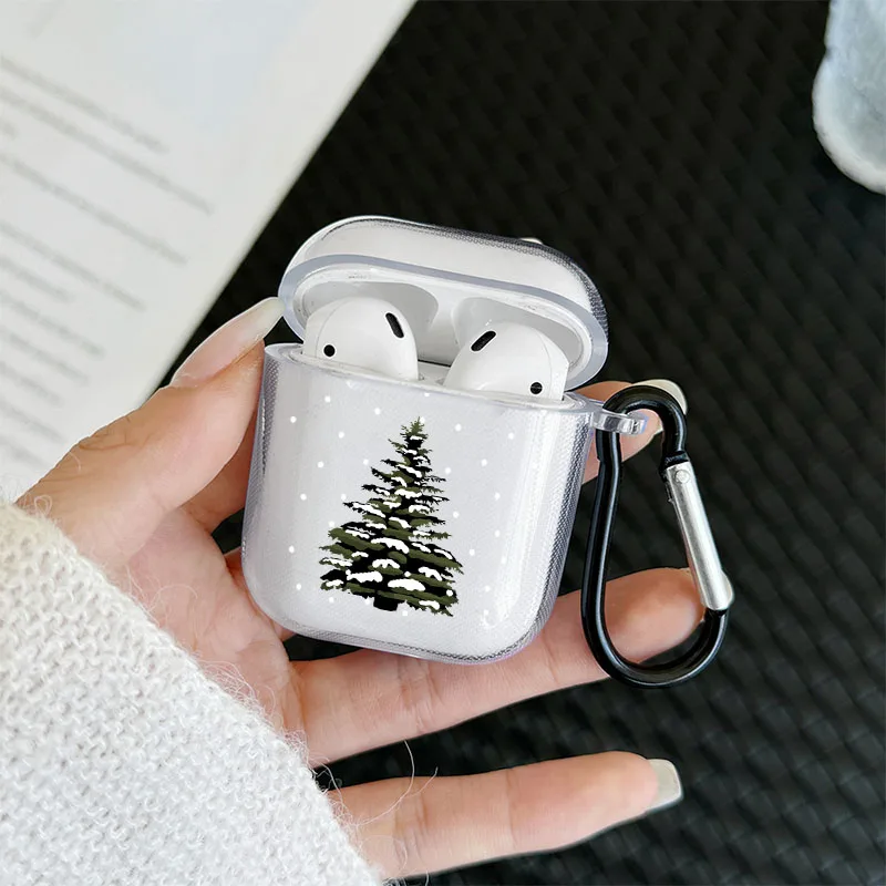 Kerstboom Polka Dot Patroon Hoofdtelefoon Cover voor Airpods 1or 2 3 4 Oortelefoon Case voor Airpods Pro 2 en Pro Schokbestendige Cover
