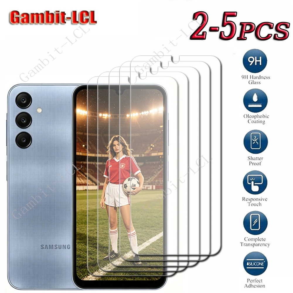 2-5PCS 9H HD Tempered Glass For Samsung Galaxy A25 5G SamsungGalaxyA25 GalaxyA25 SM-A256B/DS 6.5" Screen Protector Cover Film
