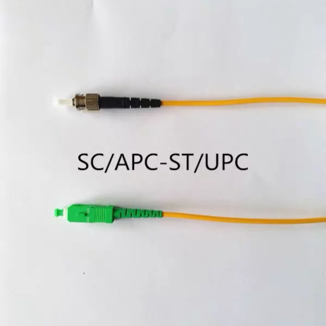 سلك التصحيح البصري أحادي الوضع SC/APC-ST 1 متر 5 متر 10 متر 50 متر 100 متر بسيط SM 30 متر 20 متر SCAPC الألياف الطائر G652D شحن مجاني ELINK