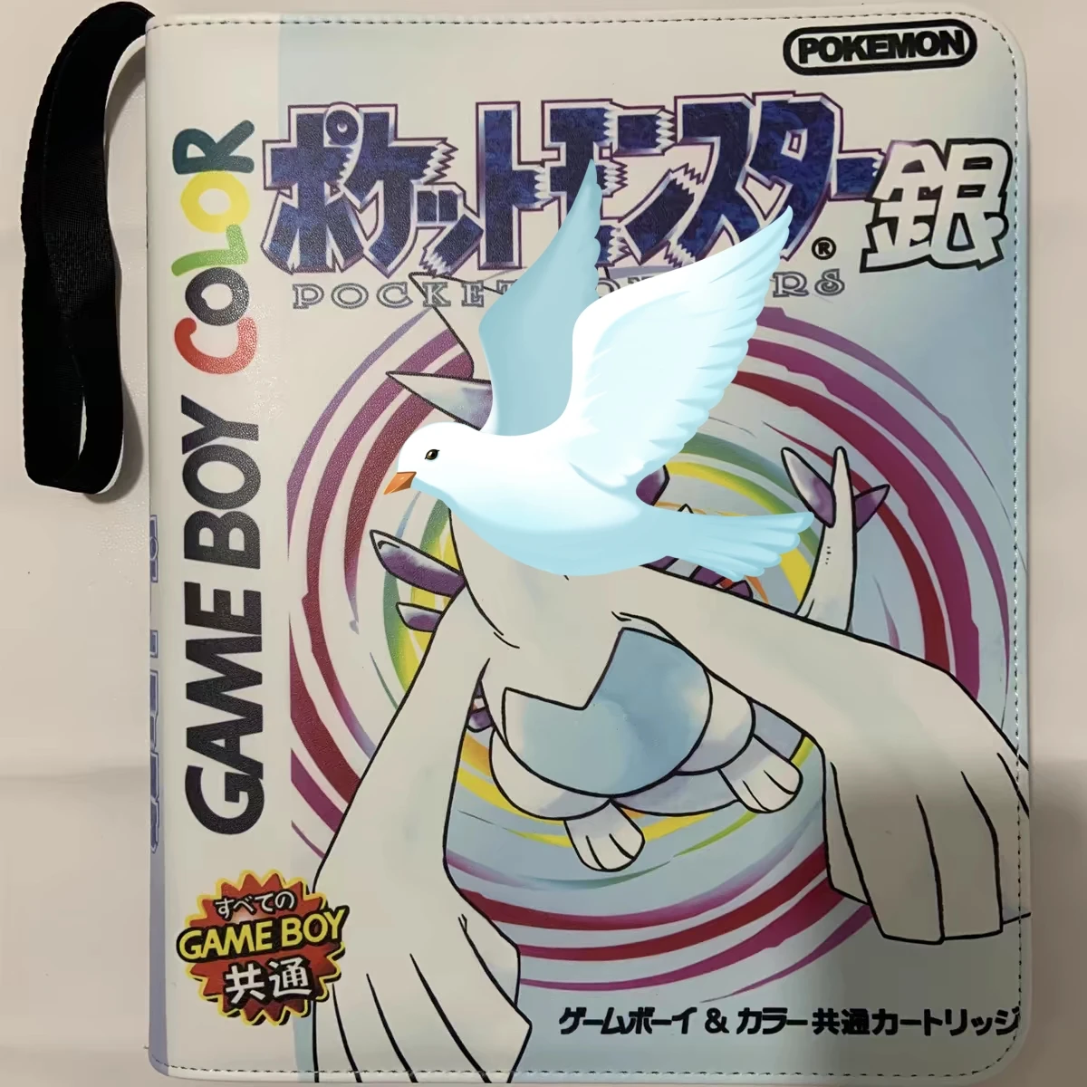 PTCG Pokemon Card Book Card Album Gameboy 4 or 9 Cells Large Capacity 50 Transparent Inner Pages Suicune Ho-Oh Lugia Wave 2