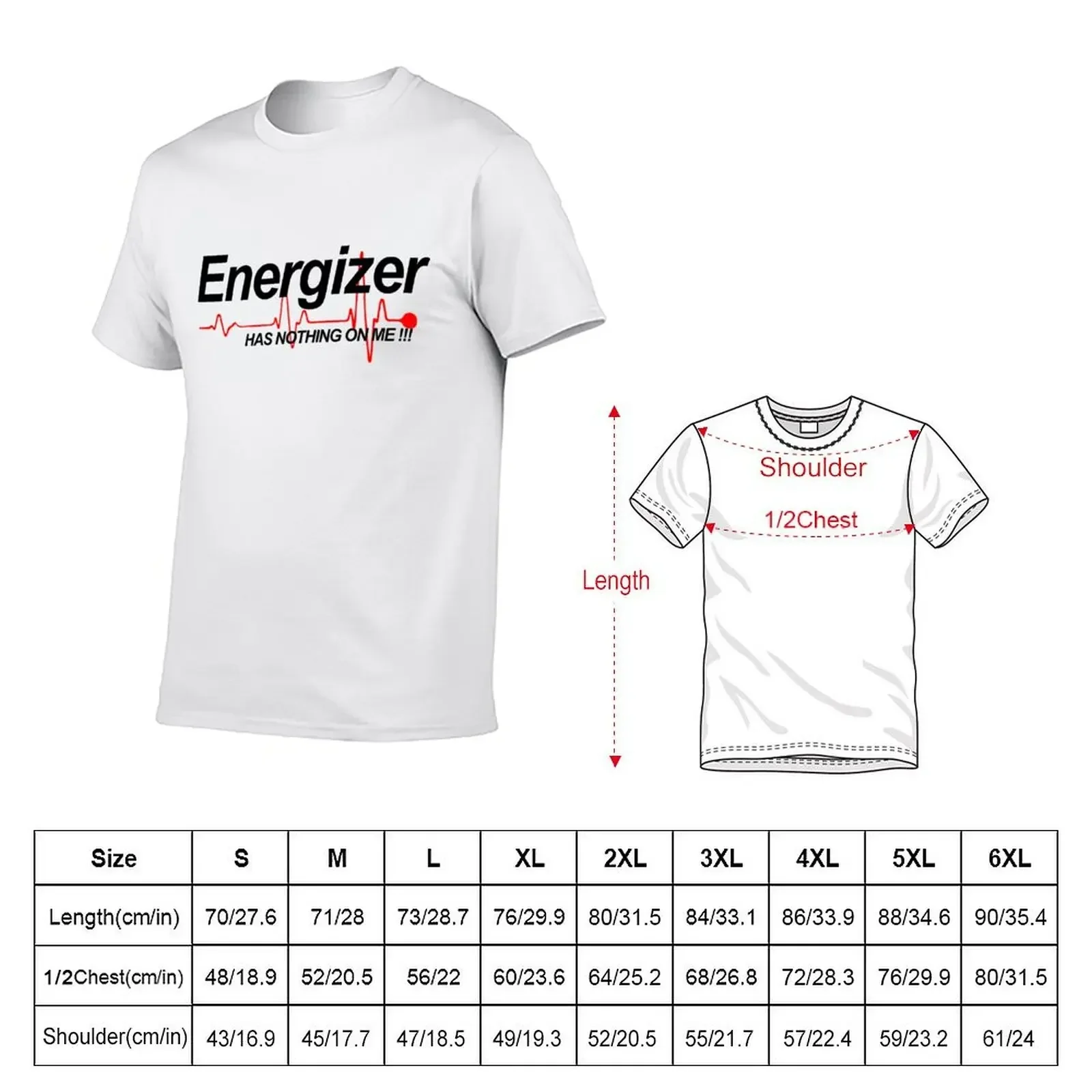 LVAD Tee, Energizer Has Nothing On Me, LVAD T-Shirt summer tops graphic shirts t shirts for men cotton