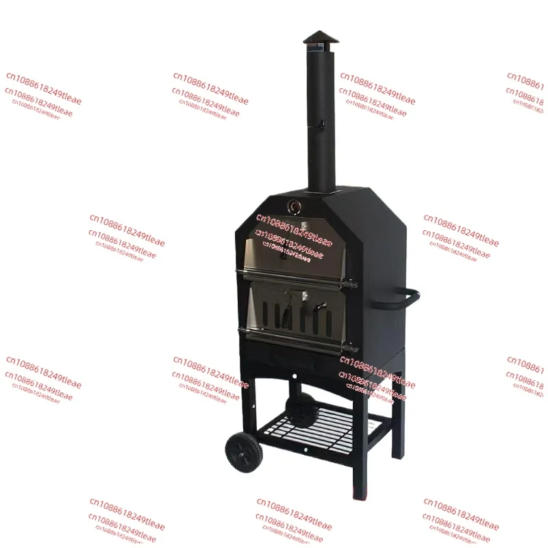 

Outdoor Thickened American Camping Carbon Grill Large Pizza Grill Household Outdoor Multifunctional Grill