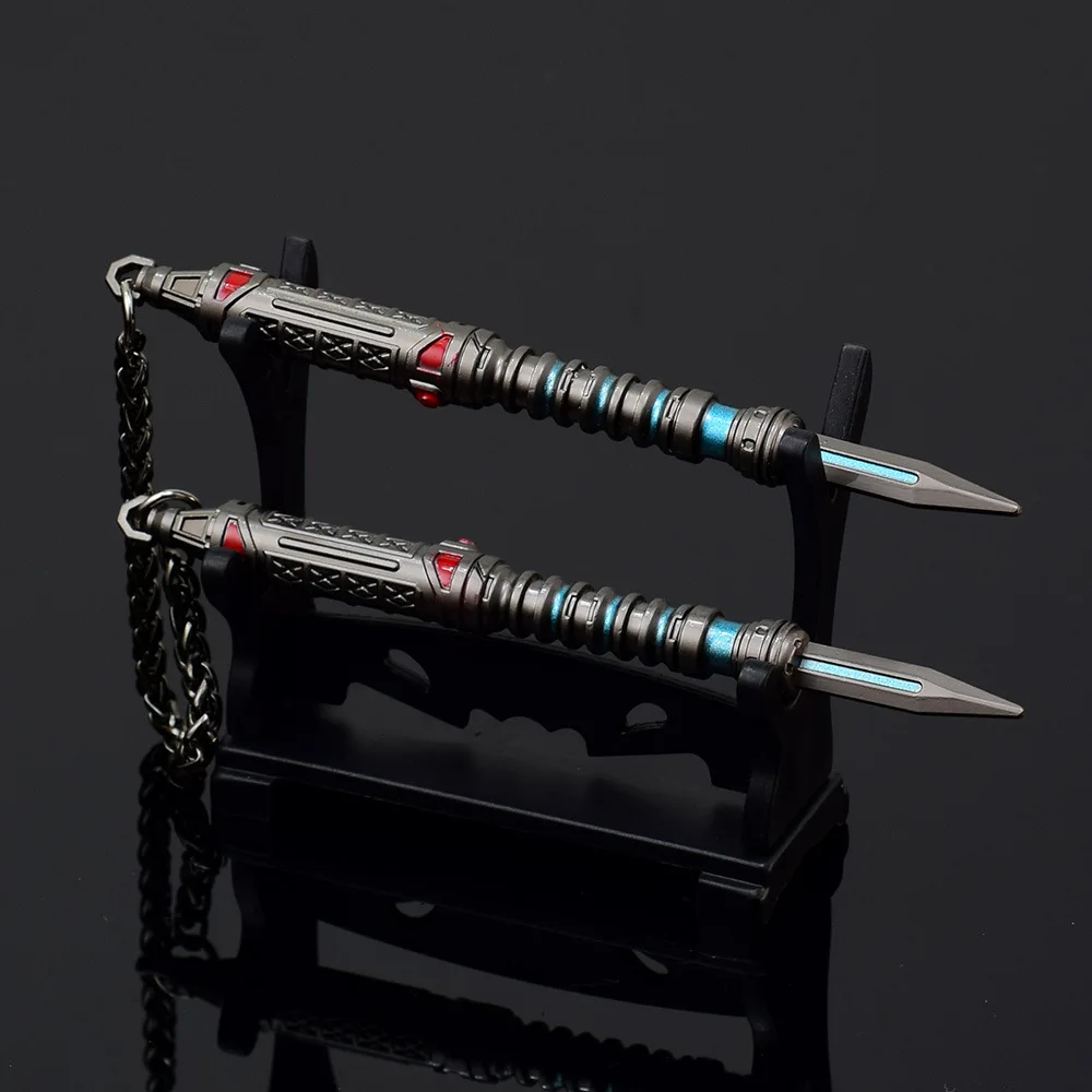 Samurai Sword Keychain para crianças, Apex Legends, Herança de metal mais forte, Katana Metal, Brinquedos Octane, Presentes para crianças