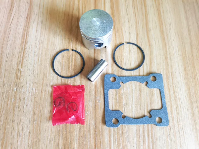 TD40 Piston kit gasket 40mm fits Kawasaki TD40 CG440 brush cutter strimmer cylinder piston+ring+pin+clip gasket