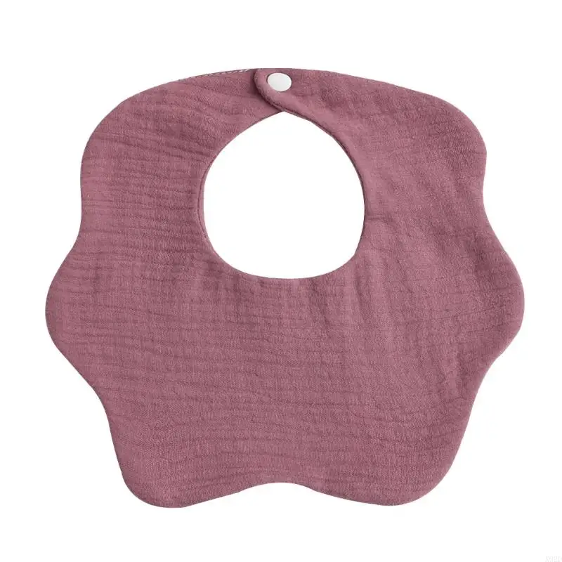 K92D Infant Bibs Cotton Drooling Bibs High Absorb Burp Cloth Baby Feeding Essential