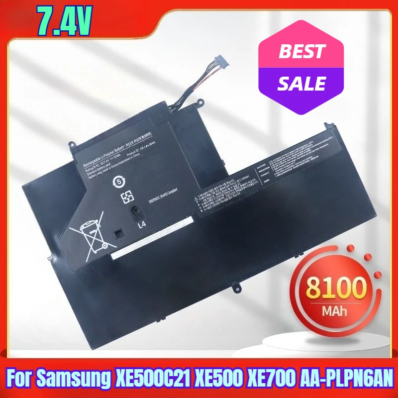 

7.4V 8100mAh Laptop Battery for Samsung XE500C21 XE500 XE700 AA-PLPN6AN