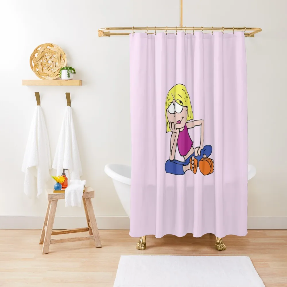 Lizzie Mcguire Cartoon Shower Curtain Bathroom Accessories For The Bathroom Window Modern Bathroom Accessories Curtain