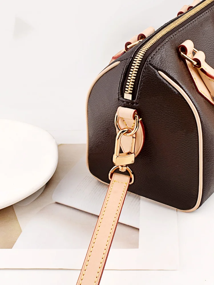 Speed 20 shoulder strap modification tanned leather color changing leather crossbody bag strap replacement length adjustable