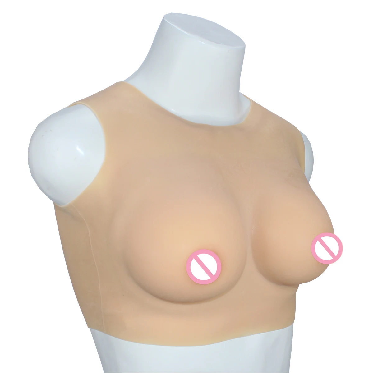 

4G Sleeveless Cross dressing Realistic Soft Silicone C D E Cup Breast Form Suit Fake Boobs Suit Transgender Shemale Drag Queen