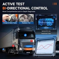 Best ANCEL X7 HD Heavy Duty Truck X7hd Diagnostic Tool OBD2 All System Oil D-P-F Regen ECU Reset 12V 24V Diesel Truck Scanner