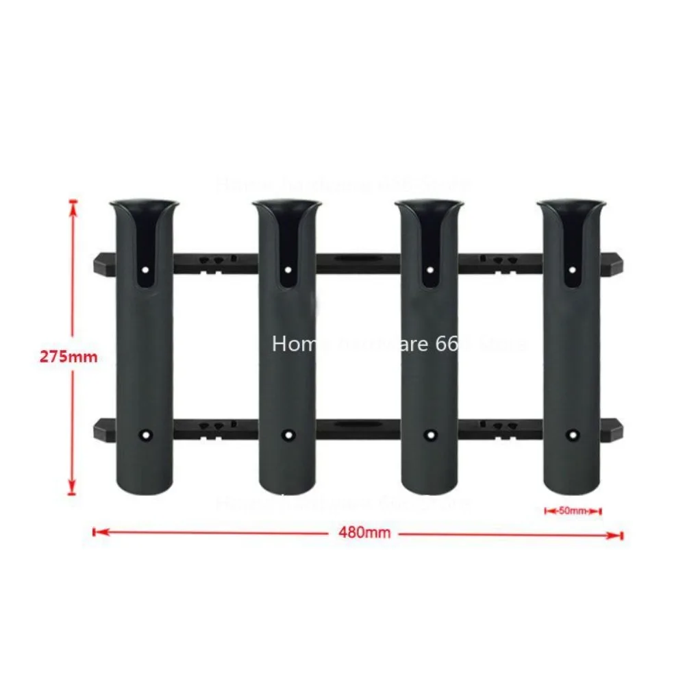Marine Yacht Nylon Four-tube Fishing Rod Bracket, Marine Hardware Accessories
