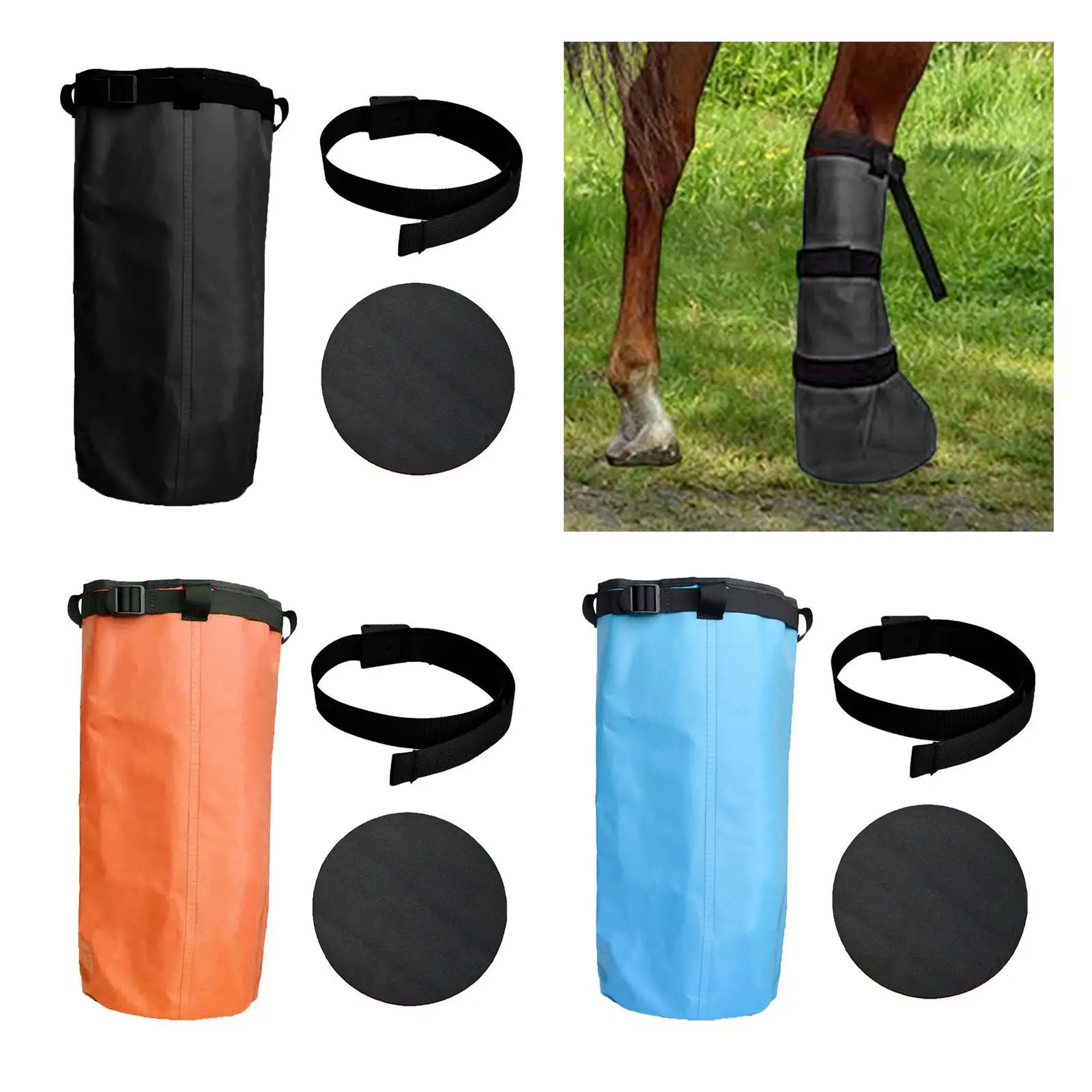 

Складное ведро для замачивания копыт лошадей с EVA-подкладкой для животноводства, уход и обслуживание