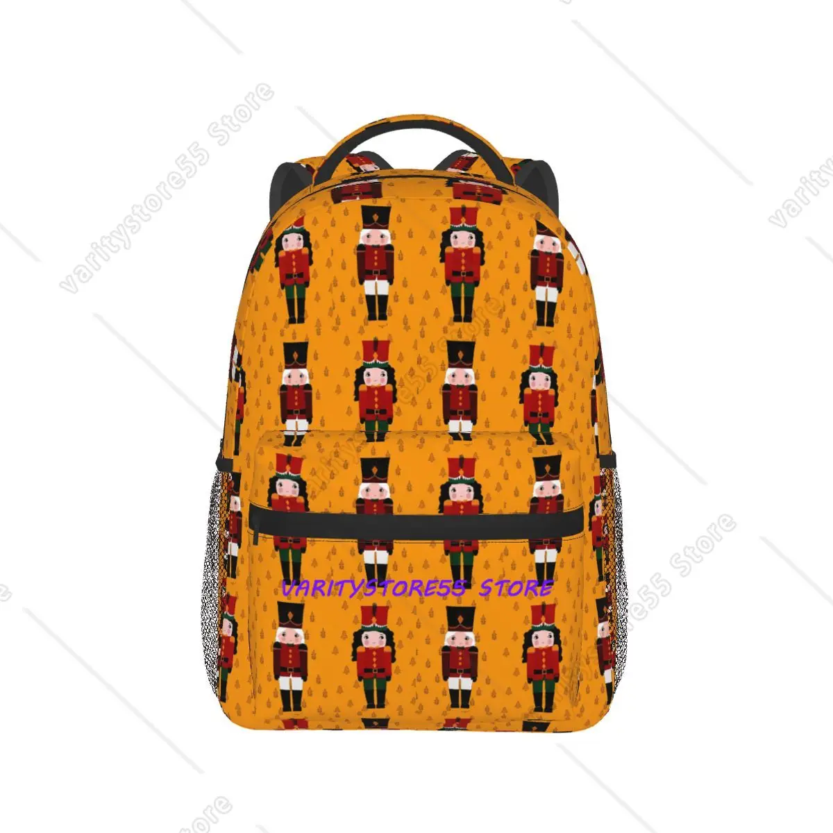 Nutcracker Soldier Toy Christmas Backpack Hot Sale Daypack Large Capacity Children BookBag School Bag Shoulder Bag for Men Women