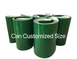 1500x300x2mm Green Industrial Transmission Line Belt Conveyor PVC Belt