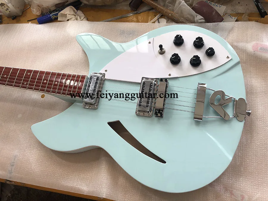 electric guitar with 2-Piece Pickup,360 12strings,Chrome Hardware,high quality,free shipping