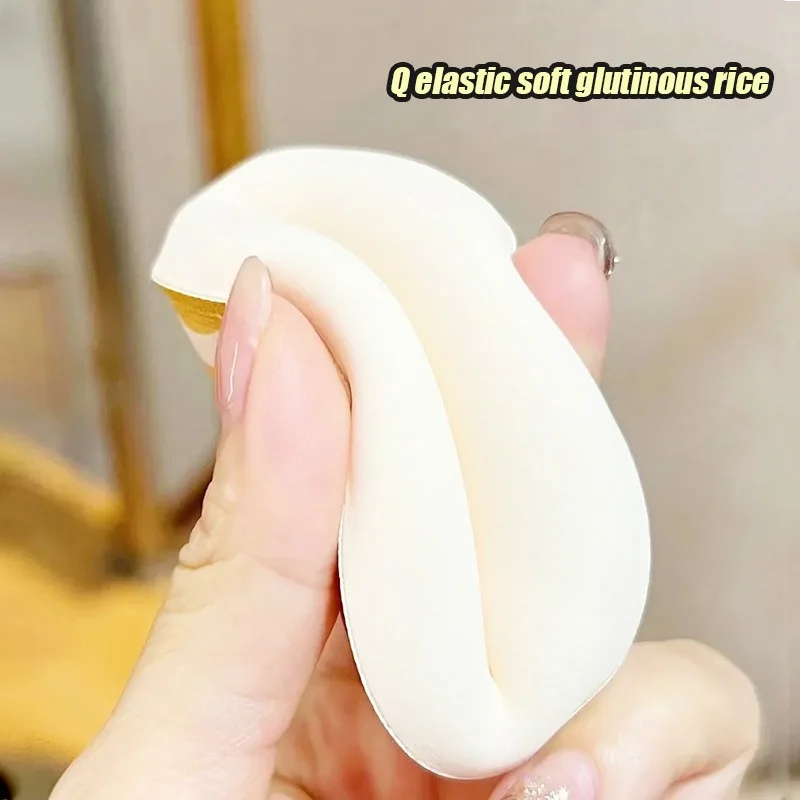 에어 쿠션 화장품 퍼프 세트 보관함 메이크업 솜사탕 스폰지 부드러운 가죽 클립 습식 건식 사용 도구 메이크업