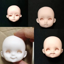 New 1/8 1/12 OB11 Doll Naked Nude Body NO Face Up Dolls Practice Makeup Dolls Diy Accessories Toy Gifts