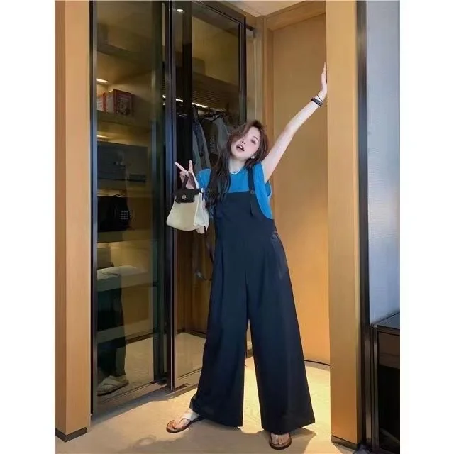 

Loose Workwear Overalls Women's 2023 New Korean Sle Student Fre Youthful Trendy ter Onesie Polyester Fabric