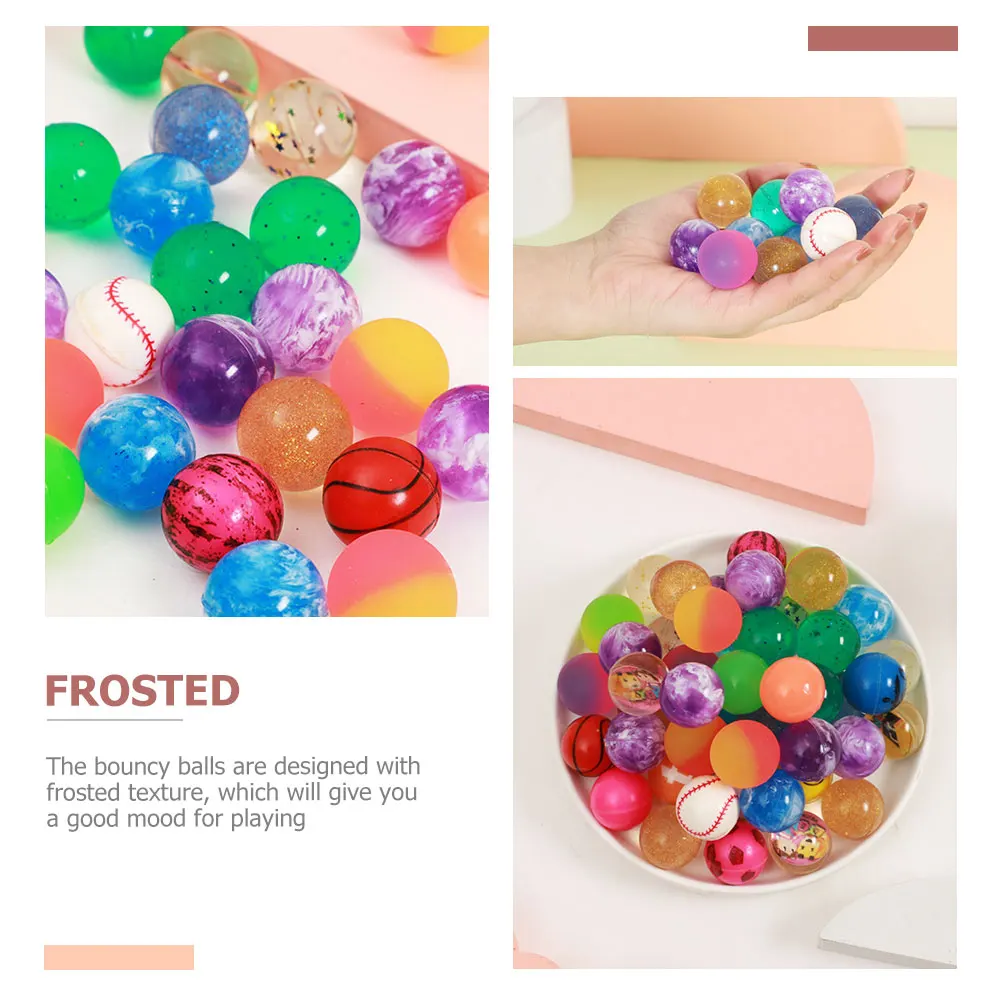 50 pçs bola saltitante crianças pequenas bolas jogo de salto para crianças brinquedo saltando pulando