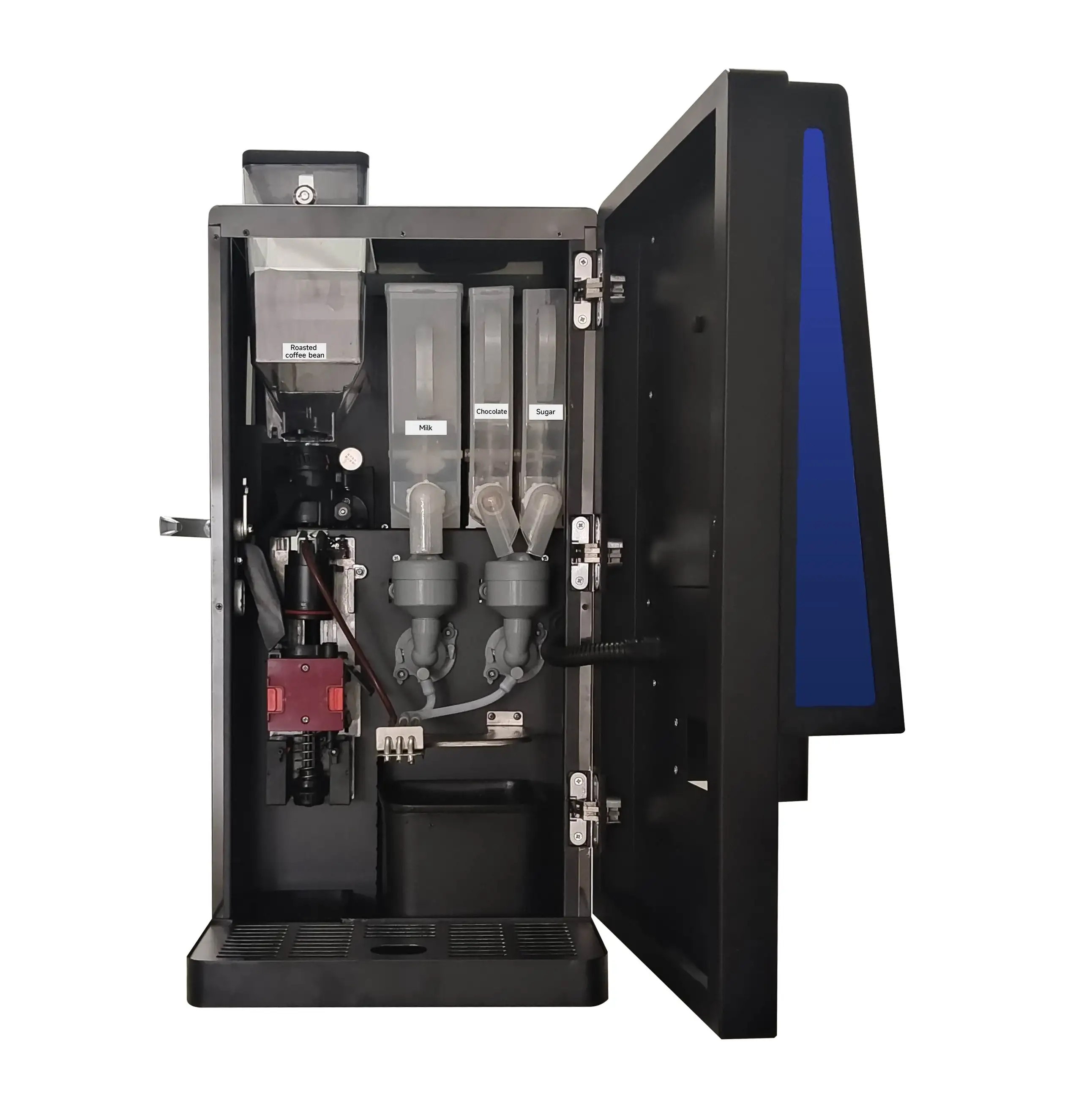 408D SUPIN Touch Screen Espresso Coffee Machine Commercial Use Bean to Cup 19 Bar Freshly Ground Coffee Vending Machine