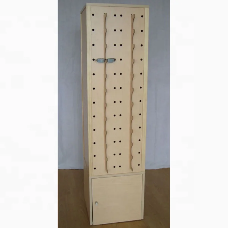 custom.High Quality Retail Shop Eyewear 4 Sides MDF Flooring Display Stand With Rotating Base