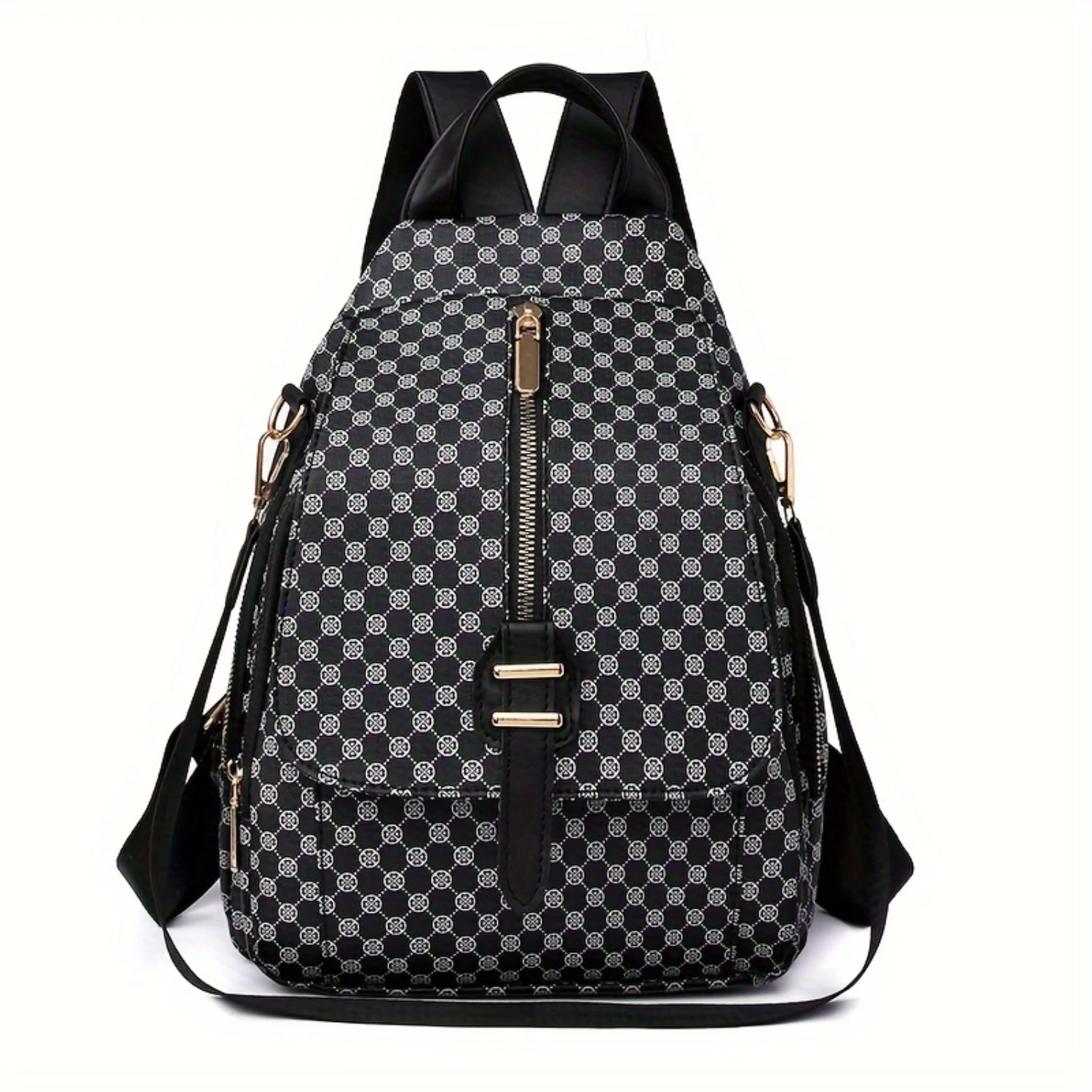

New Large Capacity PU Leather Commuting Backpack - Stylish and Functional