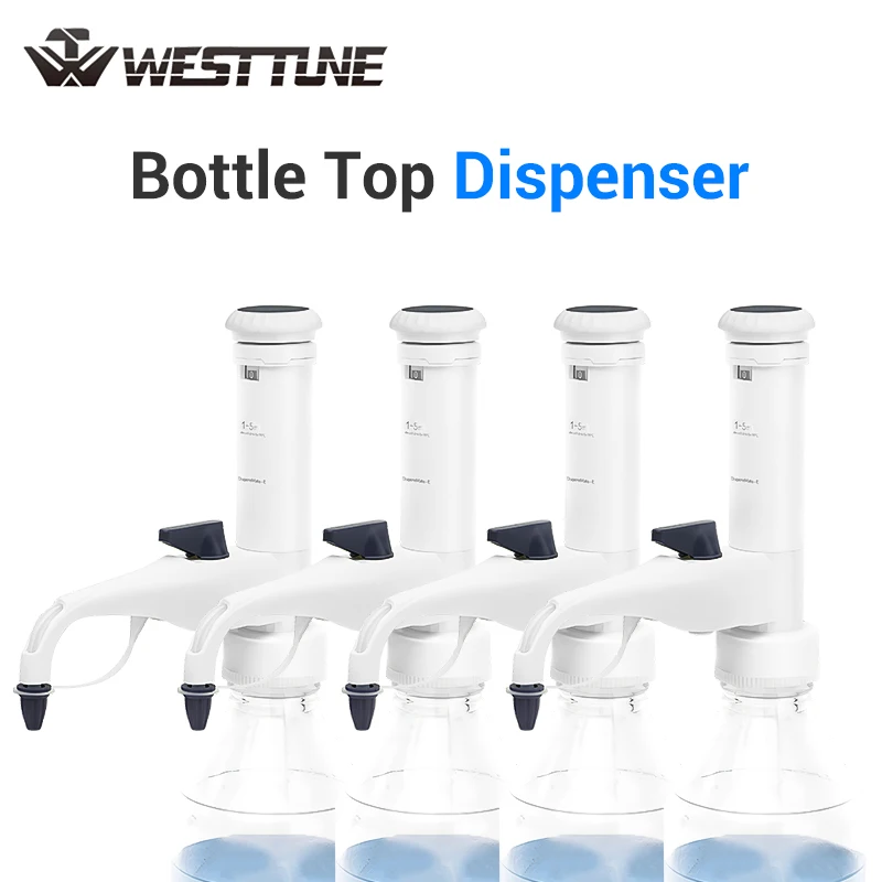 WESTTUNE Bottle Top Dispenser Adjustable Quantitative Laboratory Dispenser Lab Equipment for Chemistry Scientific Research