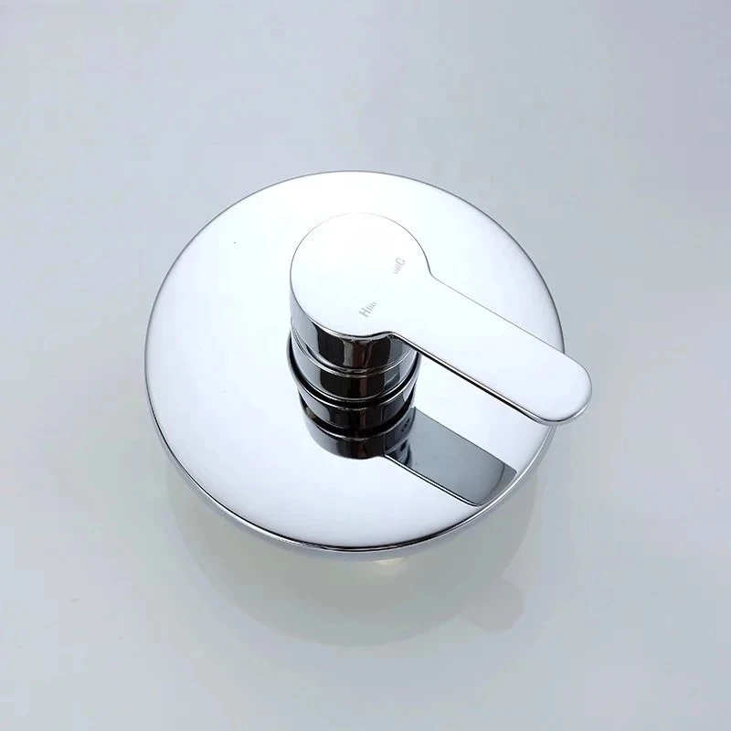 All-copper Concealed Three-way Into The Wall Shower Faucet Embedded Shower Hot and Cold Mixed Water Valve Bath Hotel
