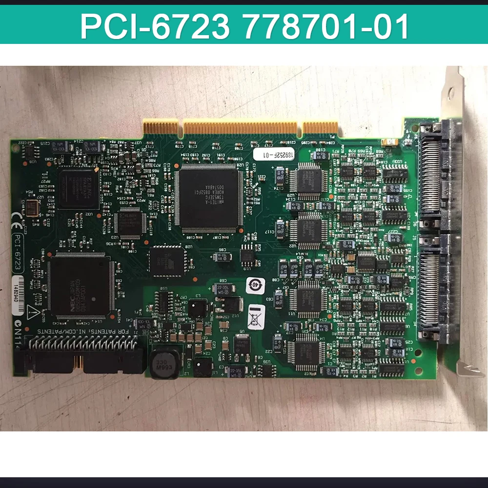 

For NI Static And Waveform Analog Output Acquisition Card PCI-6723 778701-01