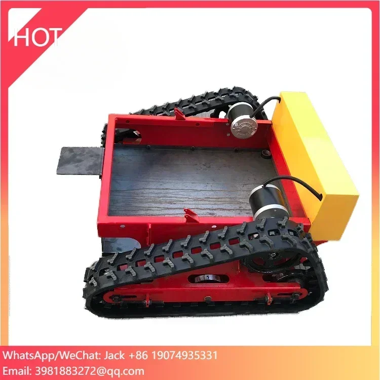 Tracked Chassis Robot Enhanced Tractor Rubber Tracked Robot Tank Chassis Tracked Robot Vehicle