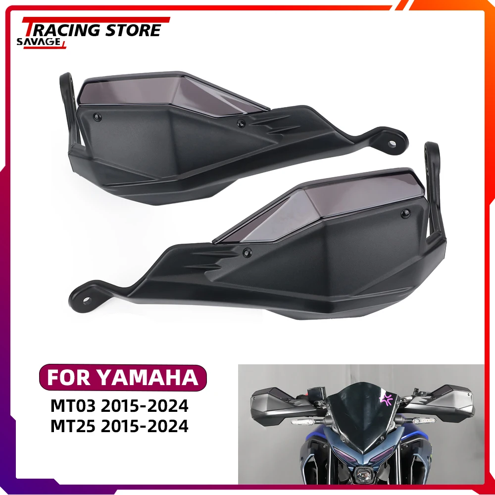 

For YAMAHA MT03 MT25 2015-2024 Handlebar Handguards Shield MT 03 MT 25 Motorcycle Accessories MT-03 MT-25 Hand Guard Protector