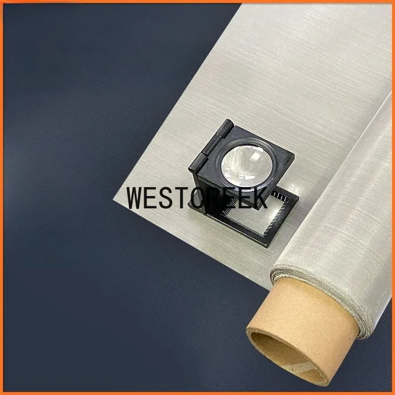 99.5% Content/corrosion-resistant 80 Mesh Titanium Wire Square Hole Woven Mesh for University Research Electrolytic Cells