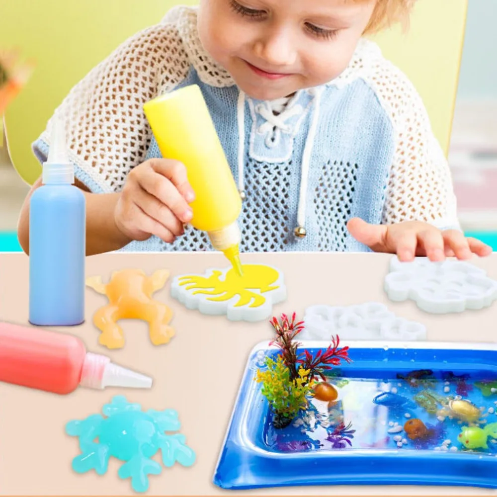 DIY Material Set Magic Water Baby Toy Kids Craft Kit Special Pigment Magic Water DIY Set Handmade Toy Colorful
