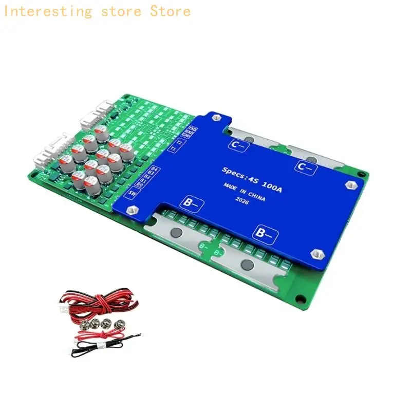 12V 4S LiFePO4 Batterie-Management-Board mit 100A Stromverarbeitung, Active Balance Design für Scooter-Batteriesysteme und 55KC – Detail 7