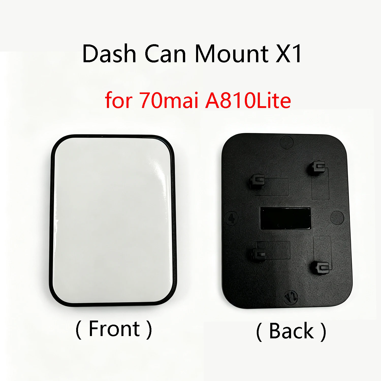 Für 70mai A810Lite Halterung vorne und für 70mai A810Lite / T800E Saugnapfhalterung. Für 70mai A810Lite / T800E statische Aufkleber. – Detail 2