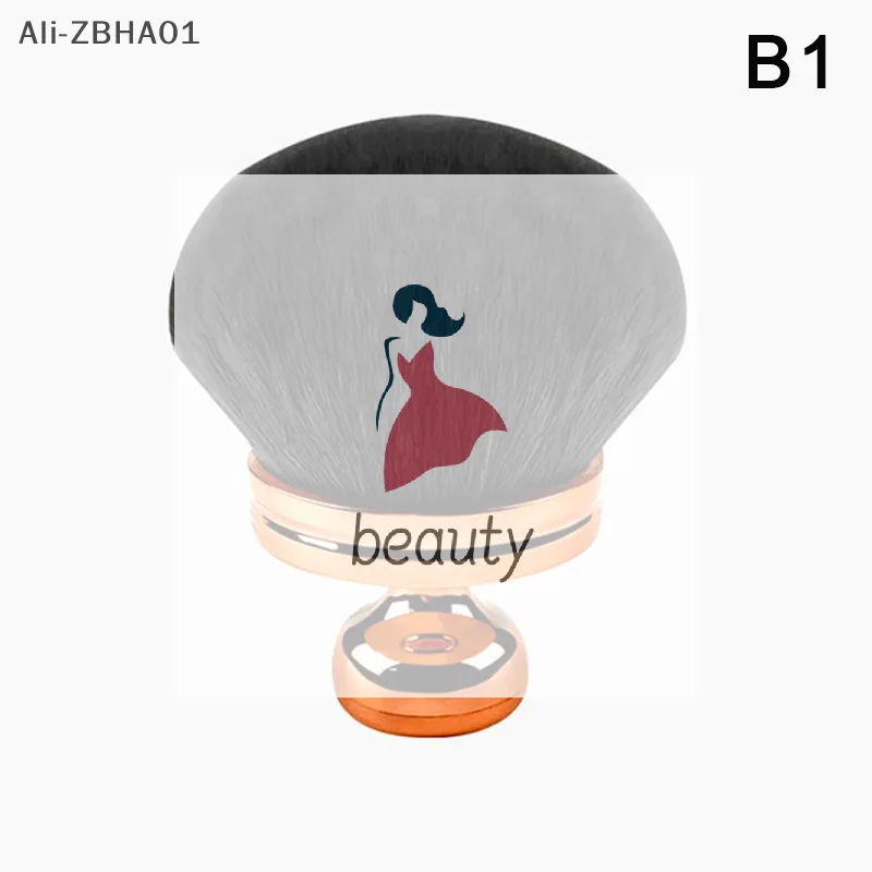 Pennello per fondotinta Kabuki Pennello per trucco corpo extra large per autoabbronzante, pennello Kabuki impeccabile a forma ovale per trucco delle gambe