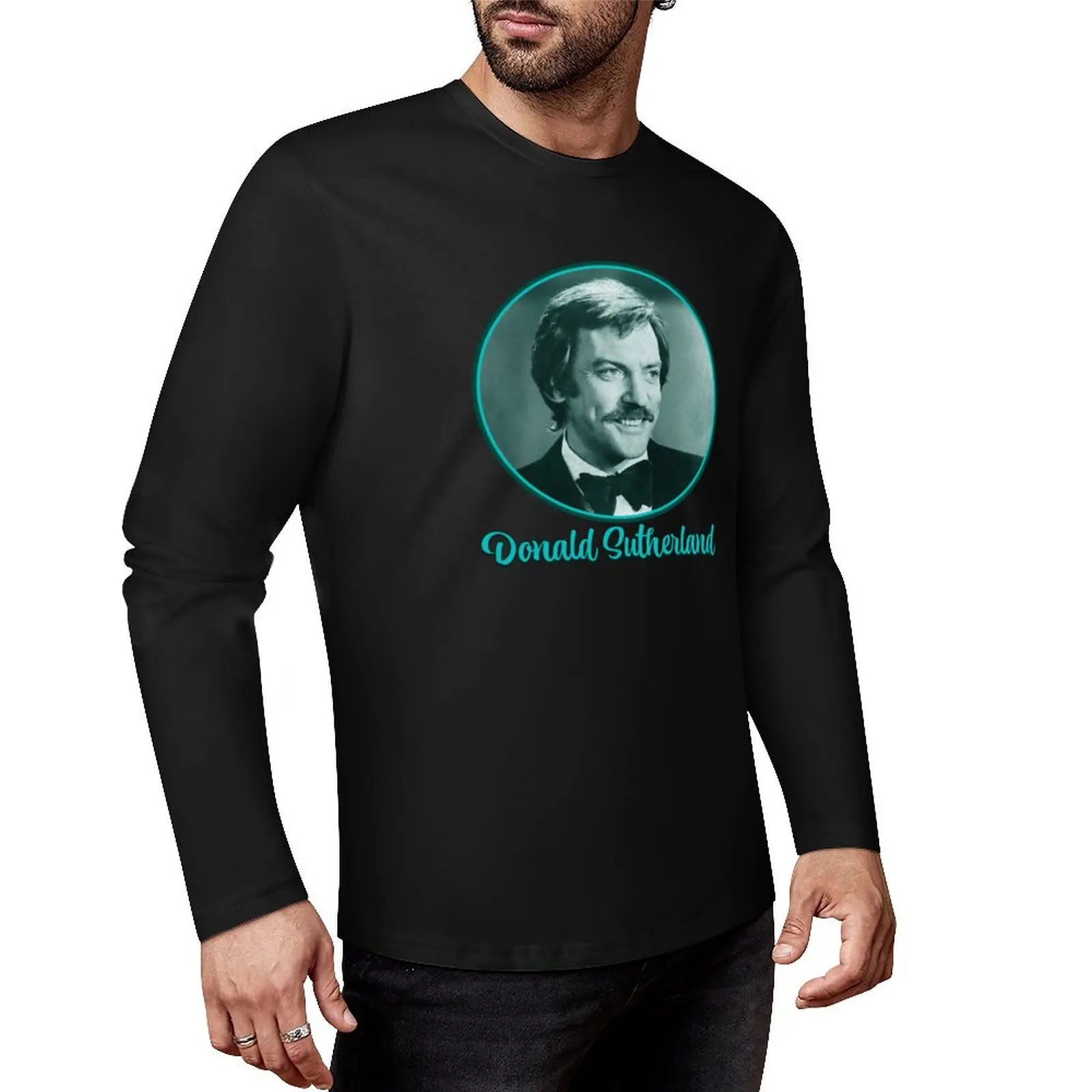 

Длинная футболка в стиле ретро Сазерленд, винтажная одежда, футболки, мужская мужская одежда