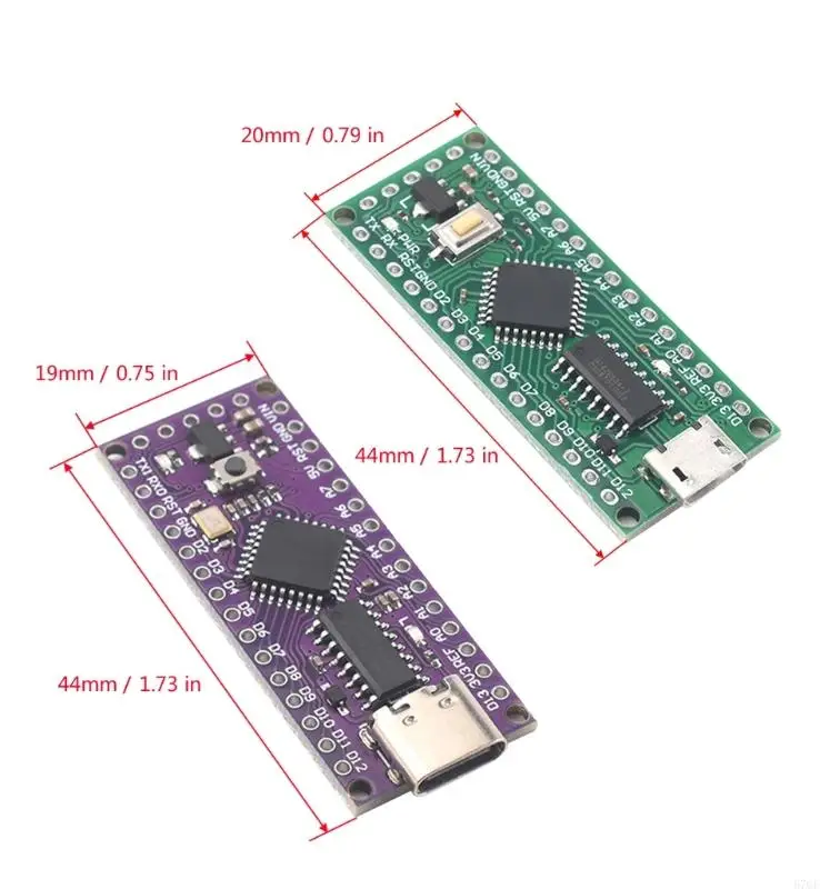 57QF Diseños sistemas integrados Minievb Board con prototipos rápidos chip CH9340C para funcionalidad USB a serie