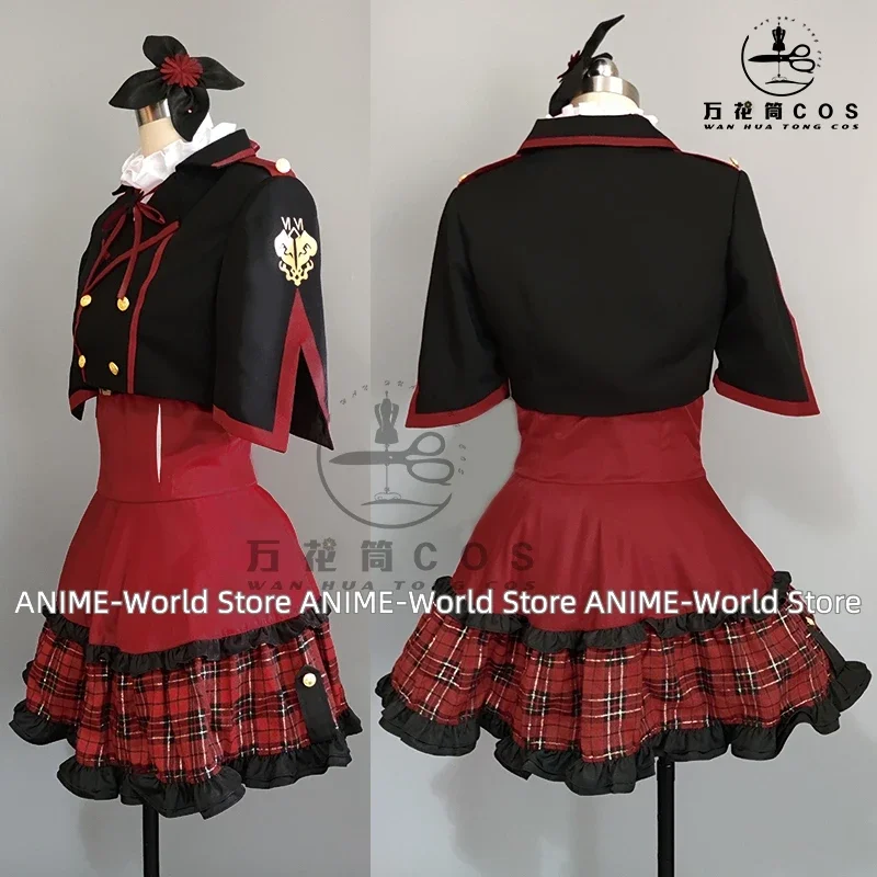 Game Blue Archive Asagi Mutsuki Uniform Dailydress Suit Cosplay Costume Women Halloween Party Custom Made Any Size Wig Shoes