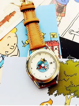 Trovare la verità Design originale orologio sportivo Casual-Hover Hands Quartz The Adventures of Tintin Illustration orologio Unisex