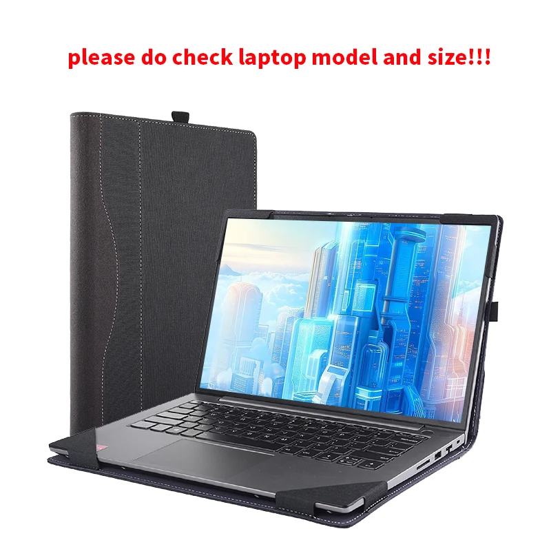 

Laptop Cover Case For Hp Pavilion Plus Laptop 14-eh Pro 14t-eh 14 inch Ultrabook Sleeve Detachable Notebook PC Bag Pu Skin