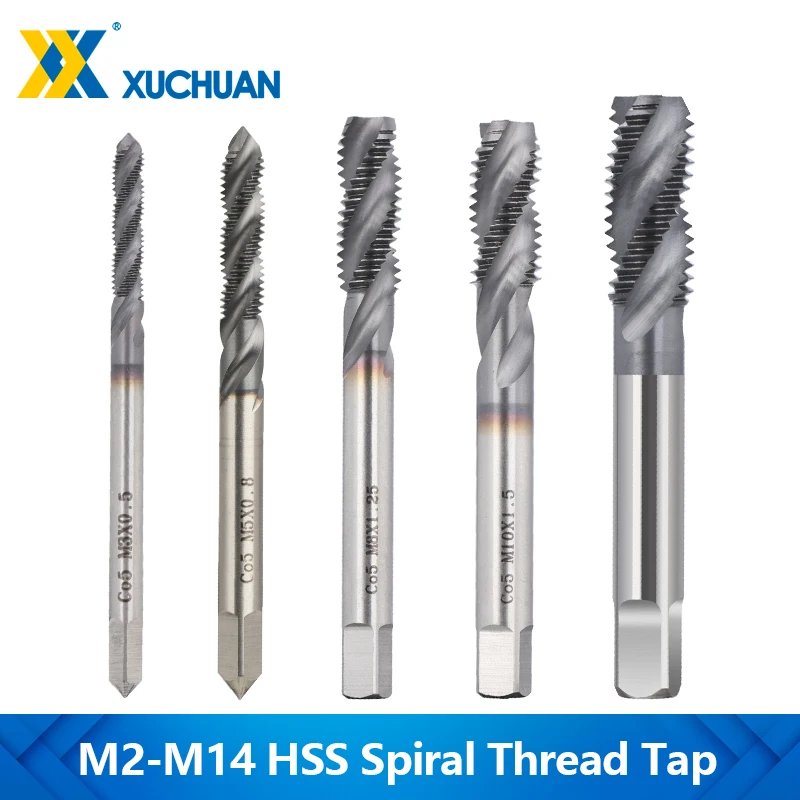 XUCHUAN 1 шт. резьбовой метчик метрический