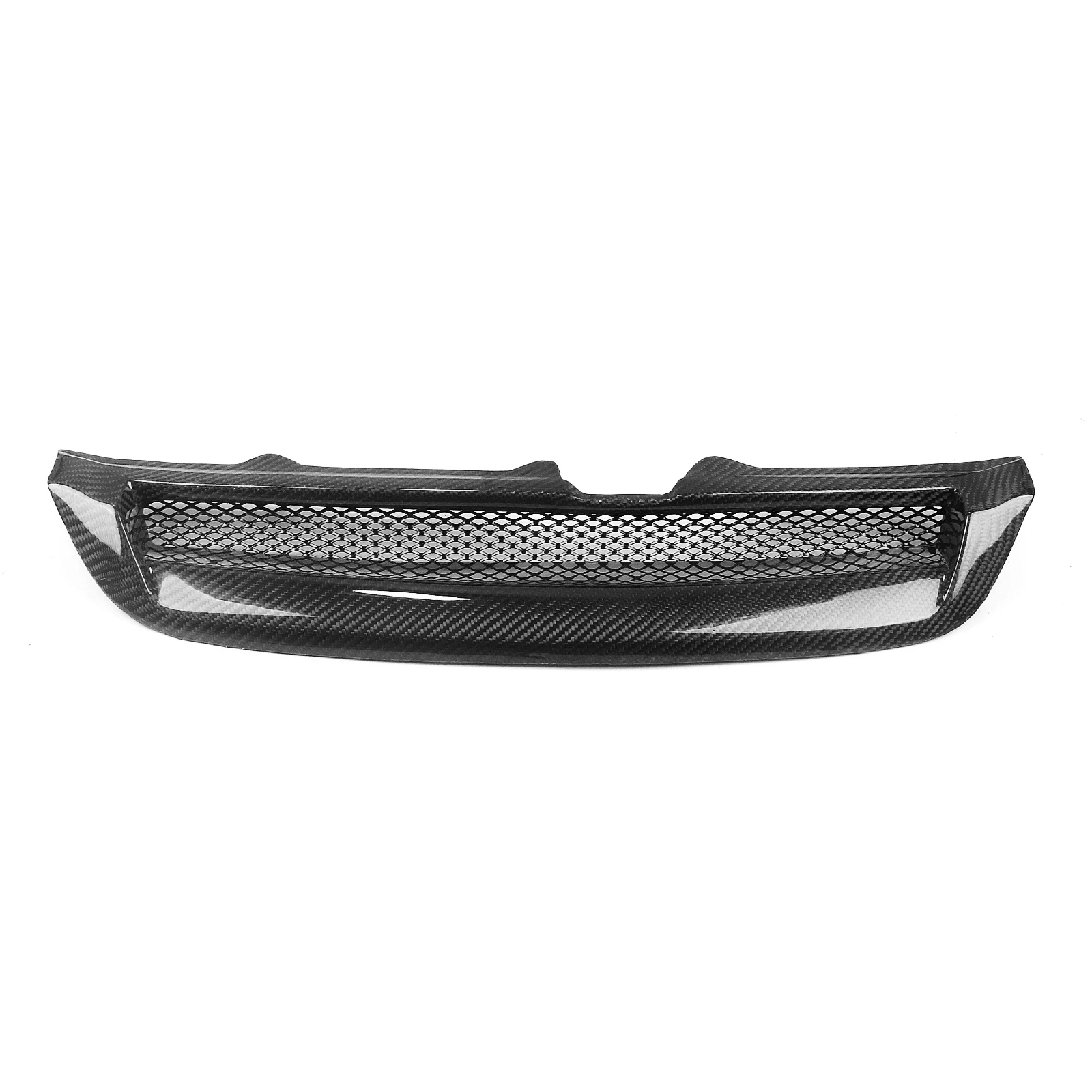 Front Grille Racing Grill For Hyundai Tiburon Tuscani 2005-2006 Coupe Carbon Fiber/Fiberglass Car Upper Bumper Hood Mesh Grid