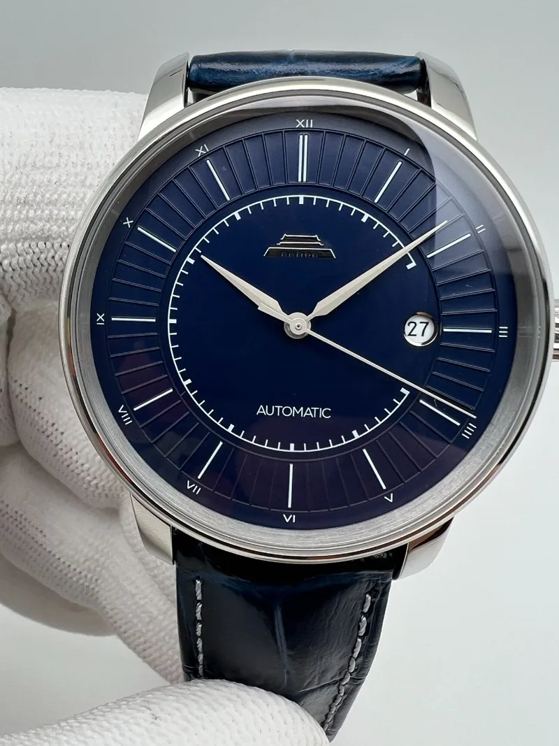 

Beijing Watch Mingzhu Series Men's Mechanical Watch Automatic Blue Disc Mechanical Watch