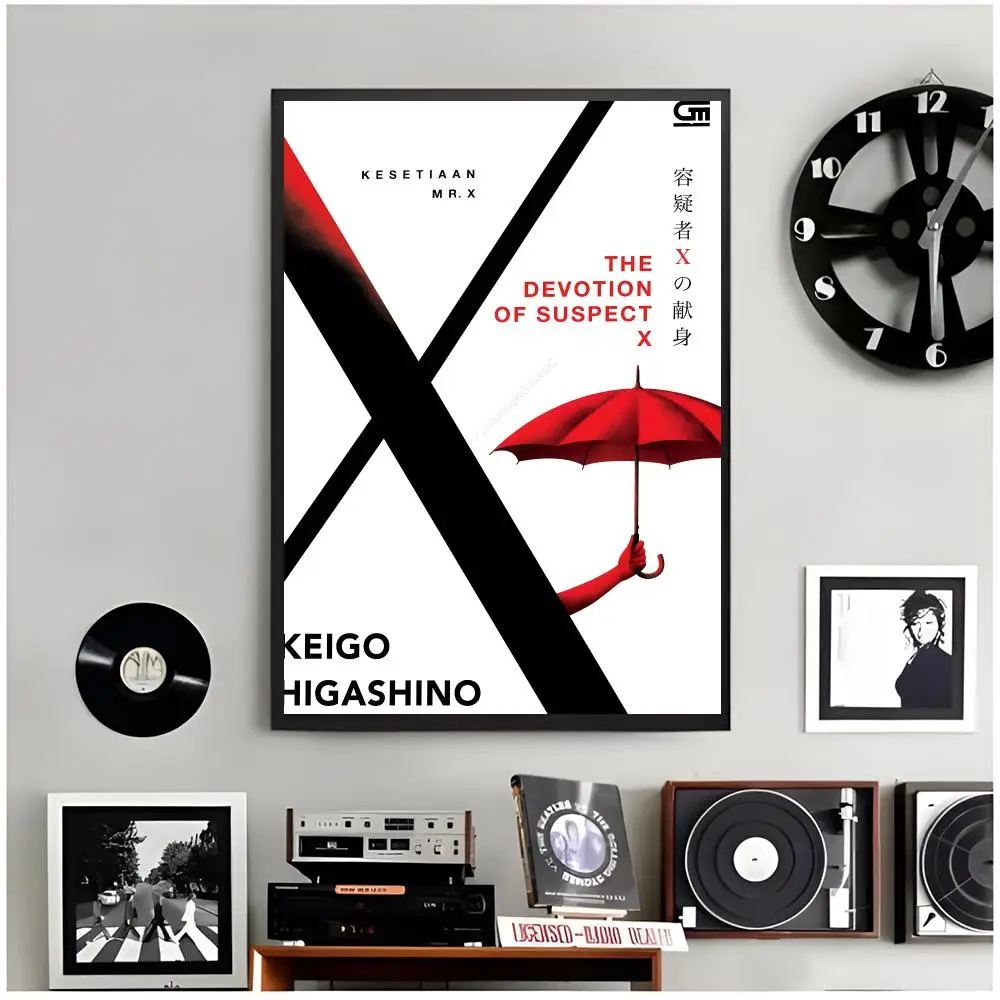 mystery writer H-Higashino Keigo Poster Modern Wall Art Home Decor Living Room Decorative Print Unframed