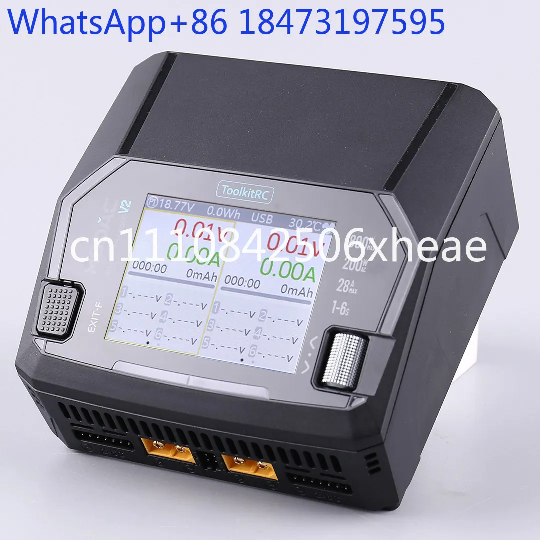 ToolkitRC M6DAC PRO V2 Dual Channel Model Aircraft Lithium Battery Charger 1-6S DC800W