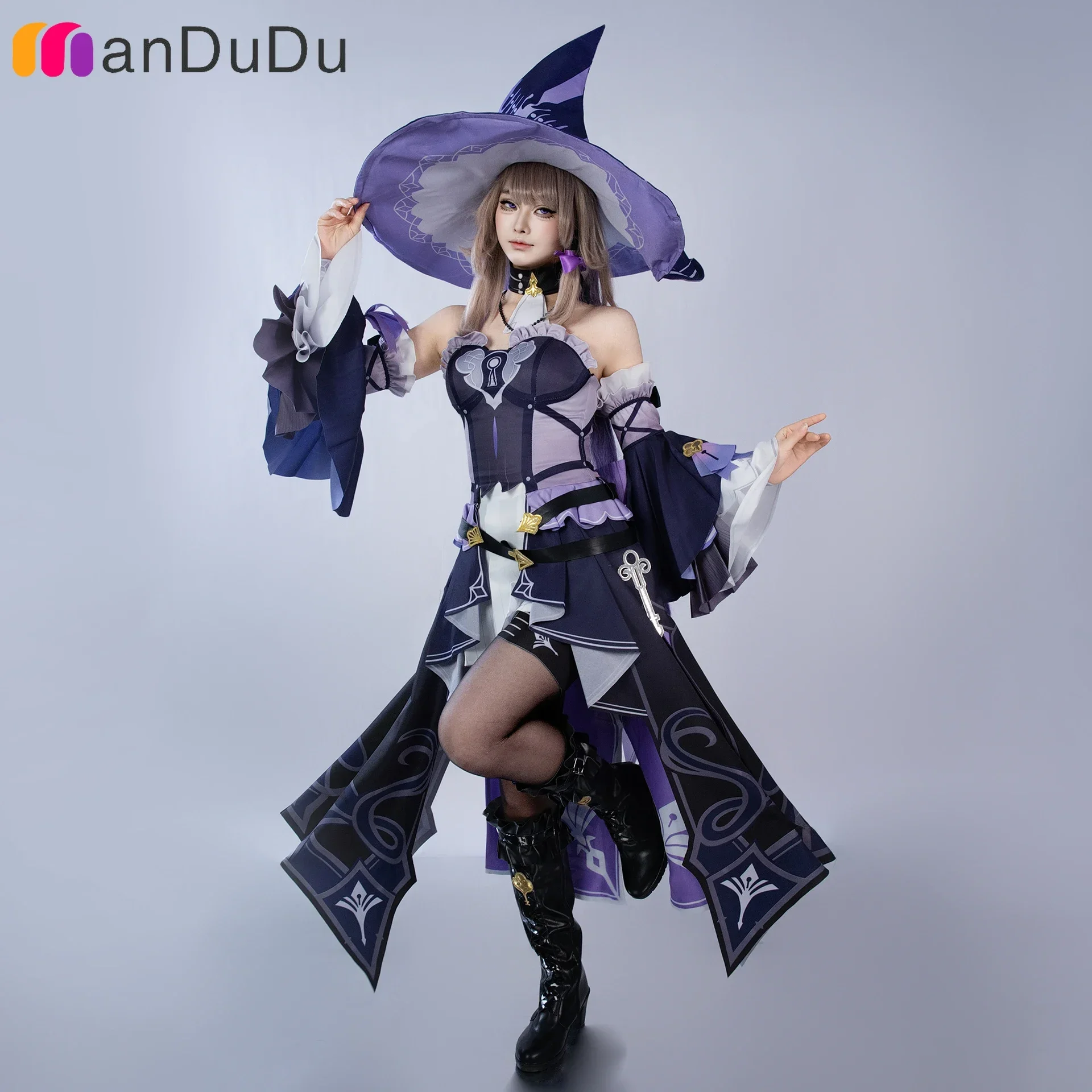 

Honkai Star Rail The Herta Косплей Костюм Ролевая игра Comic Con Платье Хэллоуин Парики Анимационный реквизит